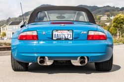 2002 BMW M Roadster in Laguna Seca Blue over Dark Gray & Black Nappa