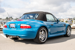 2002 BMW M Roadster in Laguna Seca Blue over Dark Gray & Black Nappa