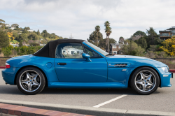 2002 BMW M Roadster in Laguna Seca Blue over Dark Gray & Black Nappa