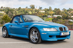 2002 BMW M Roadster in Laguna Seca Blue over Dark Gray & Black Nappa