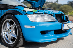 2002 BMW M Roadster in Laguna Seca Blue over Dark Gray & Black Nappa