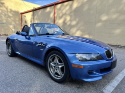 2002 BMW M Roadster in Estoril Blue Metallic over Dark Gray & Black Nappa