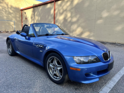 2002 BMW M Roadster in Estoril Blue Metallic over Dark Gray & Black Nappa