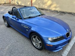 2002 BMW M Roadster in Estoril Blue Metallic over Dark Gray & Black Nappa