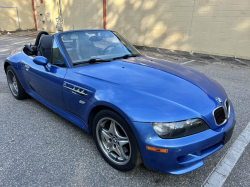 2002 BMW M Roadster in Estoril Blue Metallic over Dark Gray & Black Nappa