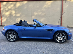 2002 BMW M Roadster in Estoril Blue Metallic over Dark Gray & Black Nappa