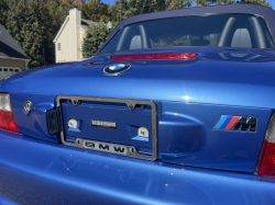 2002 BMW M Roadster in Estoril Blue Metallic over Dark Gray & Black Nappa