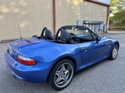 2002 BMW M Roadster in Estoril Blue Metallic over Dark Gray & Black Nappa