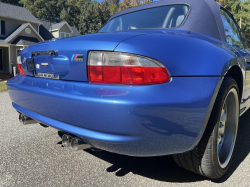 2002 BMW M Roadster in Estoril Blue Metallic over Dark Gray & Black Nappa