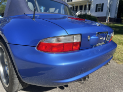 2002 BMW M Roadster in Estoril Blue Metallic over Dark Gray & Black Nappa