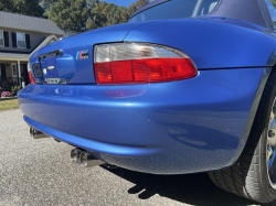 2002 BMW M Roadster in Estoril Blue Metallic over Dark Gray & Black Nappa