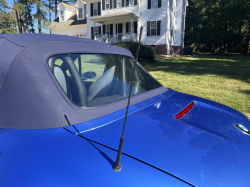 2002 BMW M Roadster in Estoril Blue Metallic over Dark Gray & Black Nappa