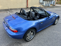 2002 BMW M Roadster in Estoril Blue Metallic over Dark Gray & Black Nappa