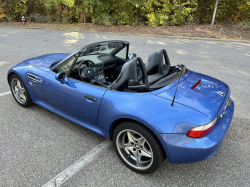 2002 BMW M Roadster in Estoril Blue Metallic over Dark Gray & Black Nappa