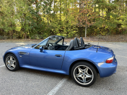 2002 BMW M Roadster in Estoril Blue Metallic over Dark Gray & Black Nappa