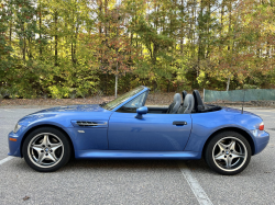 2002 BMW M Roadster in Estoril Blue Metallic over Dark Gray & Black Nappa