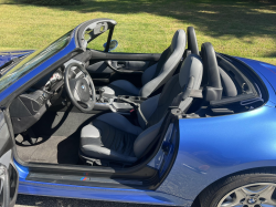 2002 BMW M Roadster in Estoril Blue Metallic over Dark Gray & Black Nappa