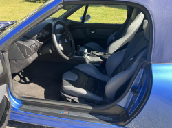 2002 BMW M Roadster in Estoril Blue Metallic over Dark Gray & Black Nappa