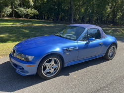 2002 BMW M Roadster in Estoril Blue Metallic over Dark Gray & Black Nappa