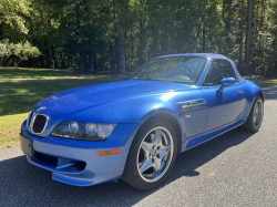 2002 BMW M Roadster in Estoril Blue Metallic over Dark Gray & Black Nappa