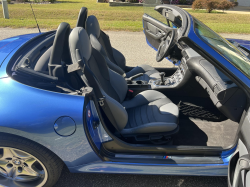 2002 BMW M Roadster in Estoril Blue Metallic over Dark Gray & Black Nappa