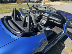 2002 BMW M Roadster in Estoril Blue Metallic over Dark Gray & Black Nappa