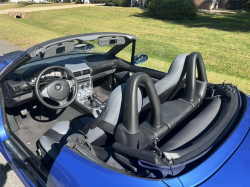 2002 BMW M Roadster in Estoril Blue Metallic over Dark Gray & Black Nappa