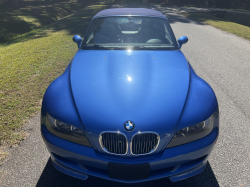 2002 BMW M Roadster in Estoril Blue Metallic over Dark Gray & Black Nappa