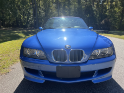 2002 BMW M Roadster in Estoril Blue Metallic over Dark Gray & Black Nappa