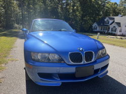 2002 BMW M Roadster in Estoril Blue Metallic over Dark Gray & Black Nappa