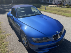 2002 BMW M Roadster in Estoril Blue Metallic over Dark Gray & Black Nappa