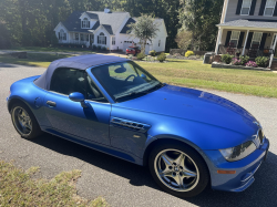 2002 BMW M Roadster in Estoril Blue Metallic over Dark Gray & Black Nappa