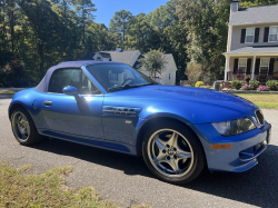 2002 BMW M Roadster in Estoril Blue Metallic over Dark Gray & Black Nappa