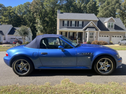 2002 BMW M Roadster in Estoril Blue Metallic over Dark Gray & Black Nappa