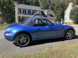 2002 BMW M Roadster in Estoril Blue Metallic over Dark Gray & Black Nappa