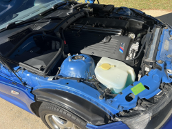 2002 BMW M Roadster in Estoril Blue Metallic over Dark Gray & Black Nappa