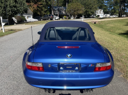 2002 BMW M Roadster in Estoril Blue Metallic over Dark Gray & Black Nappa