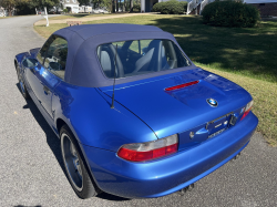 2002 BMW M Roadster in Estoril Blue Metallic over Dark Gray & Black Nappa