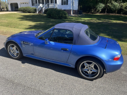 2002 BMW M Roadster in Estoril Blue Metallic over Dark Gray & Black Nappa