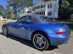 2002 BMW M Roadster in Estoril Blue Metallic over Dark Gray & Black Nappa