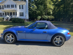 2002 BMW M Roadster in Estoril Blue Metallic over Dark Gray & Black Nappa