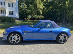 2002 BMW M Roadster in Estoril Blue Metallic over Dark Gray & Black Nappa