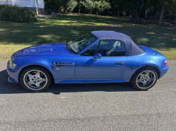 2002 BMW M Roadster in Estoril Blue Metallic over Dark Gray & Black Nappa