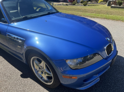 2002 BMW M Roadster in Estoril Blue Metallic over Dark Gray & Black Nappa