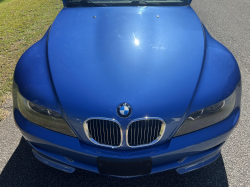 2002 BMW M Roadster in Estoril Blue Metallic over Dark Gray & Black Nappa