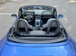 2002 BMW M Roadster in Estoril Blue Metallic over Dark Gray & Black Nappa