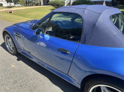 2002 BMW M Roadster in Estoril Blue Metallic over Dark Gray & Black Nappa