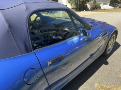 2002 BMW M Roadster in Estoril Blue Metallic over Dark Gray & Black Nappa