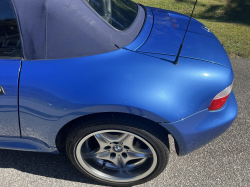 2002 BMW M Roadster in Estoril Blue Metallic over Dark Gray & Black Nappa