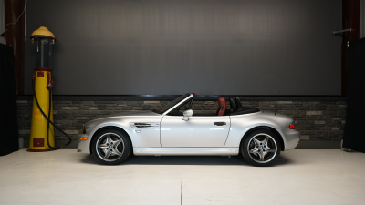 2002 BMW M Roadster in Titanium Silver Metallic over Imola Red & Black Nappa